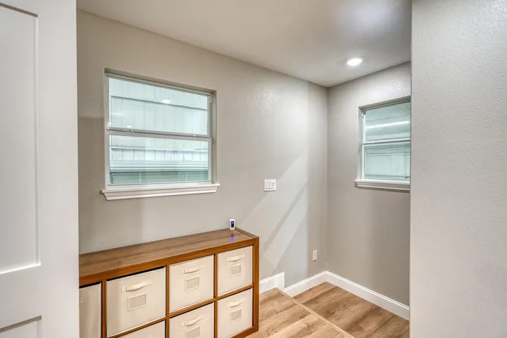 This area is the stairway to the loft area