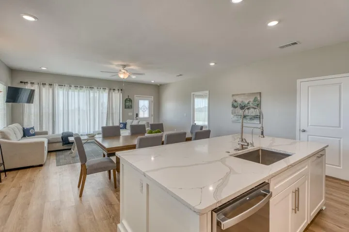 Open floor plan lots of natural lighting