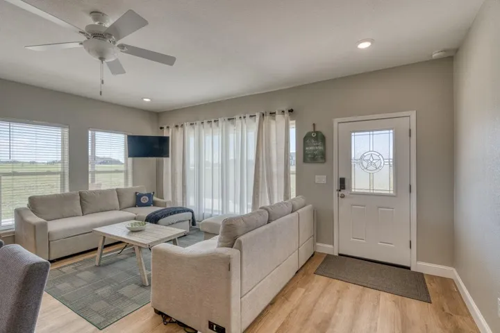 Luxury Vinyl Flooring;  No carpet
