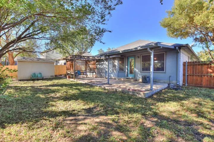 Backyard offers lots of landscape possibilities!
