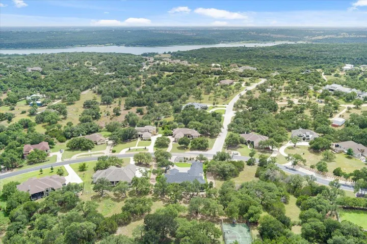 This is how close you live to Lake Georgetown.  Take your boat a short distance to the area lake...
