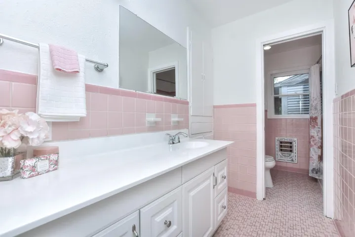 Bathroom #2 offers an abundance of vintage charm! Many homes in this sought after neighborhood only offer 1 bathroom!