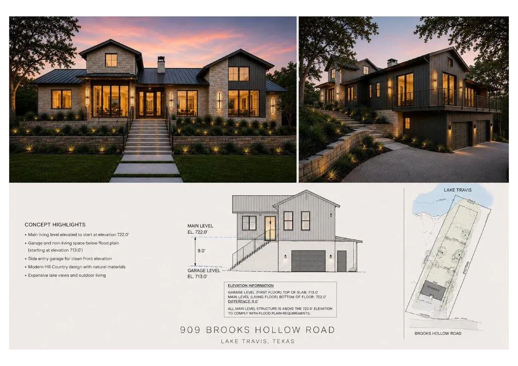 Photo of 909 BROOKS HOLLOW RD, Lakeway, TX, 78734
