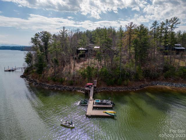 View From Lake of Dock and House