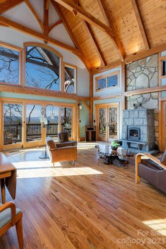 Dramatic TimberPeg Living Room