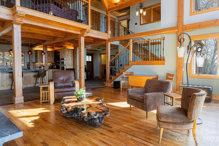 Main Level Living to Open to Upper Level Loft