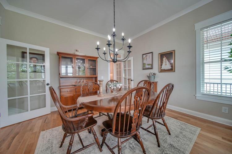 Formal Dining Room with french doors