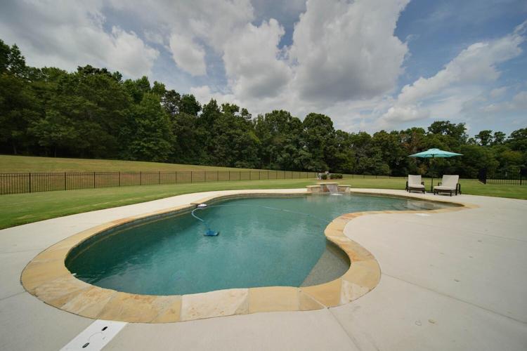 Pool with waterfall for those hot summer days