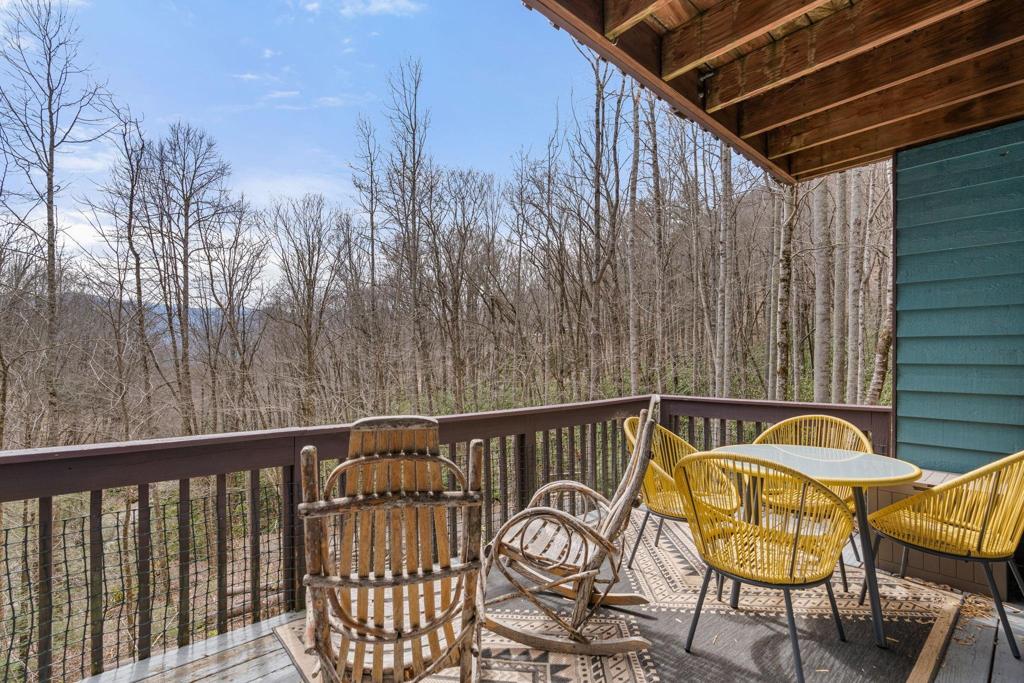 walk out balcony off of the main level living area