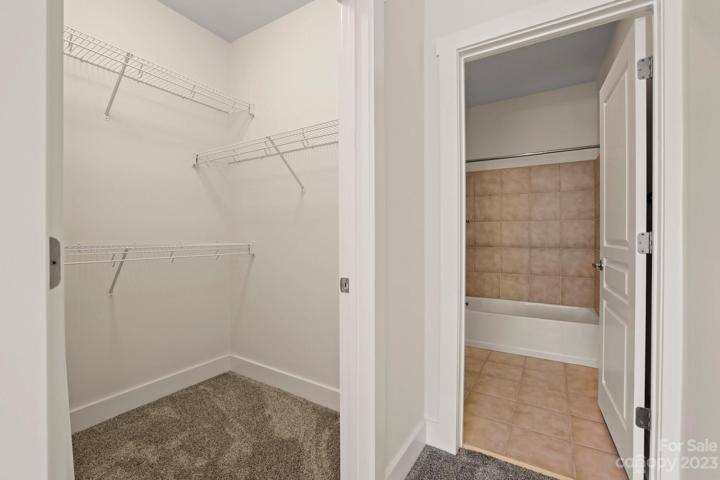 Ample closet space.