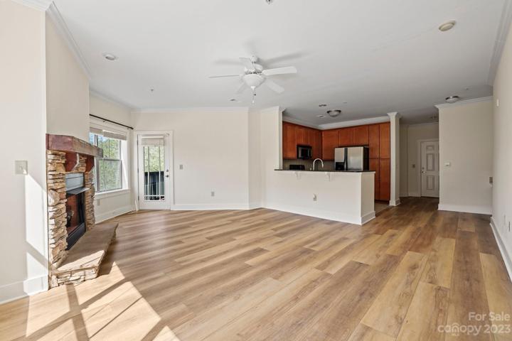 Enjoy the fireplace in your living room.