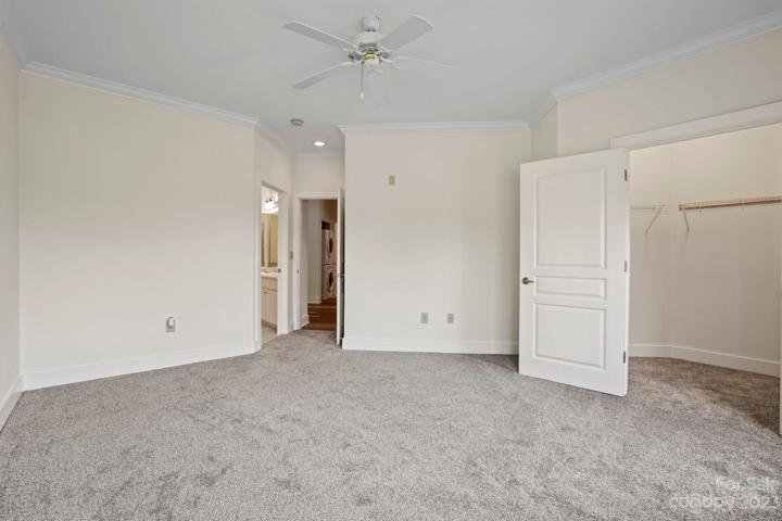 New carpet in the bedrooms.
