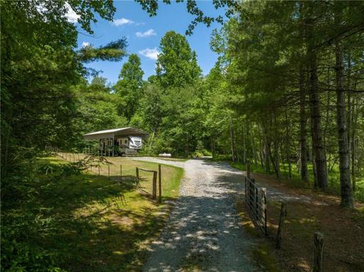 RV site with power and water