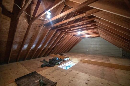 Storage above garage