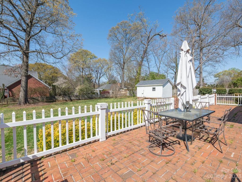 Back Patio and Yard