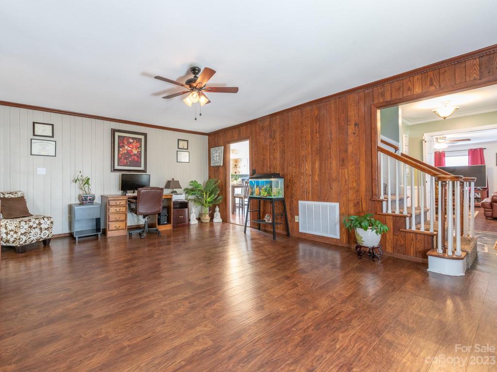 Family Room into Kitchen