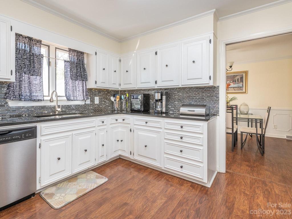 Kitchen into Dining Room