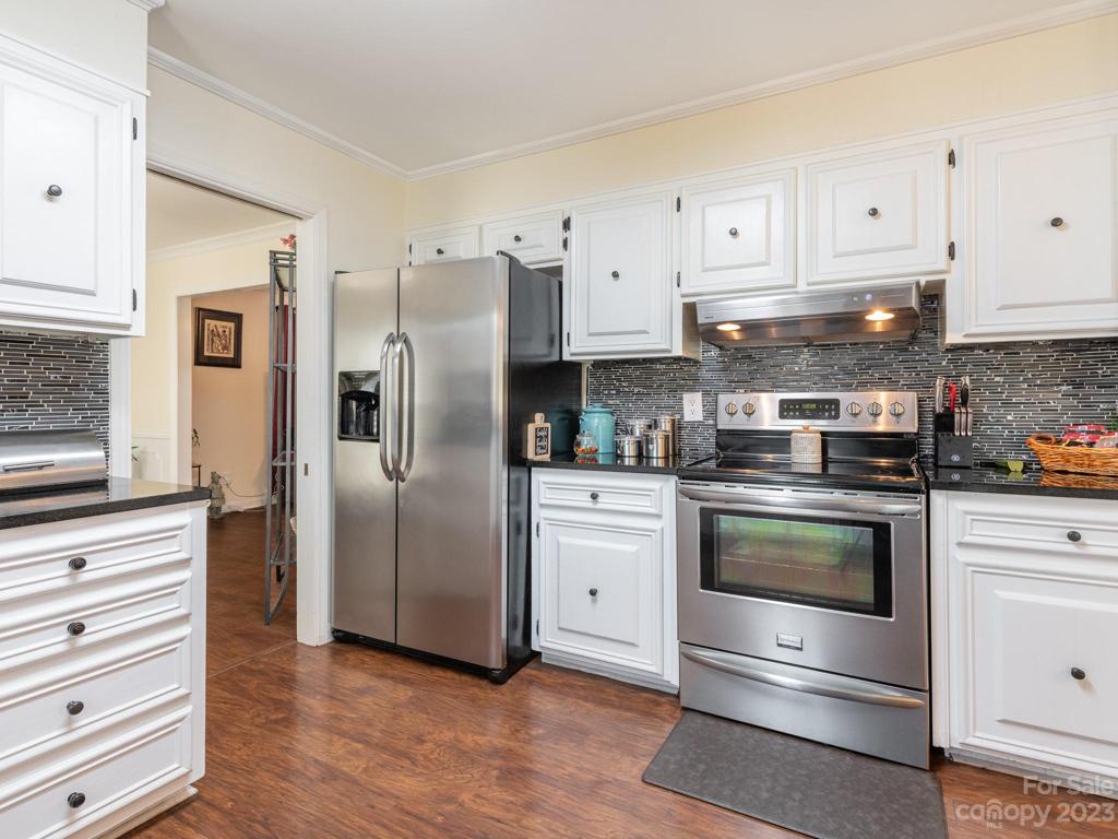 Kitchen into Dining Room