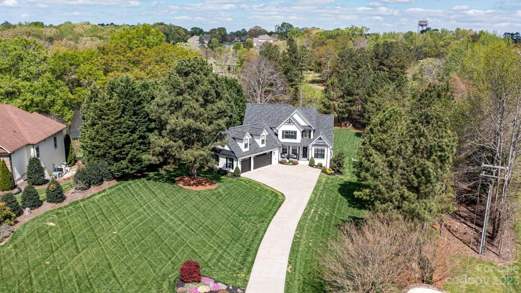 Ariel View of Home and Lot
