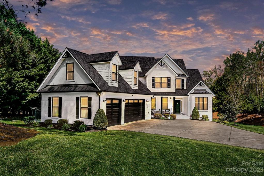 Twilight View of Home at Night