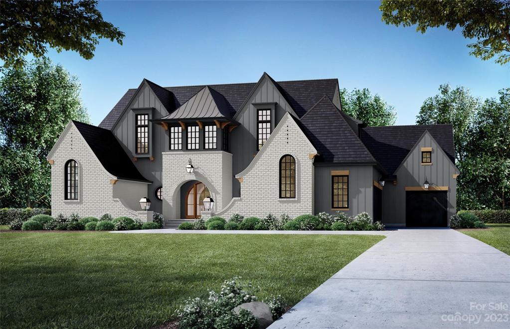 Front elevation of proposed build