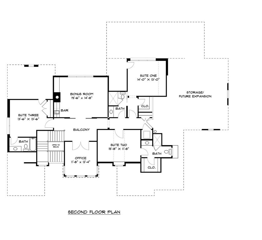 Second Floor of proposed build