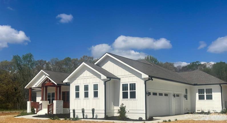 Actual photo from front corner of exterior