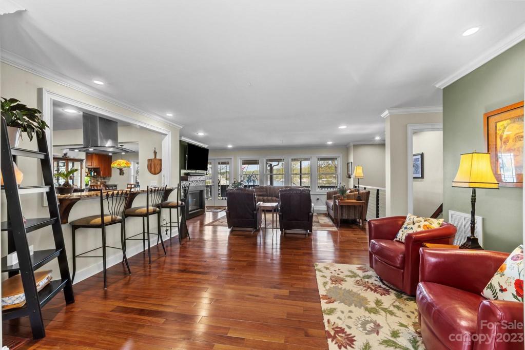 Foyer into living room