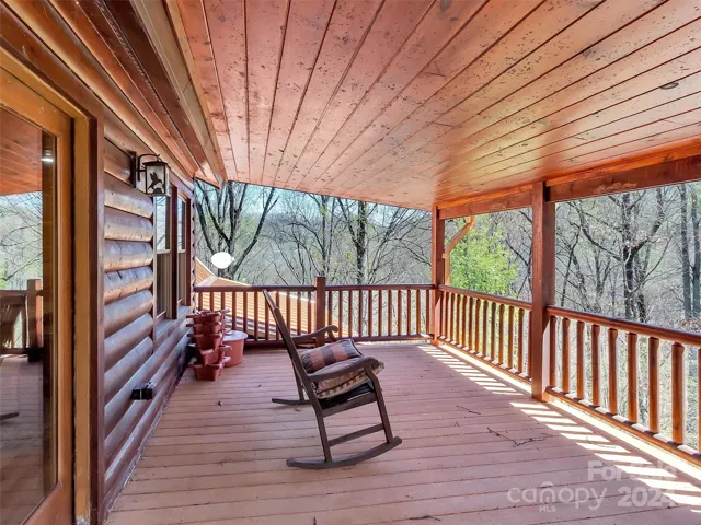 Covered Balcony off Loft, Second Level