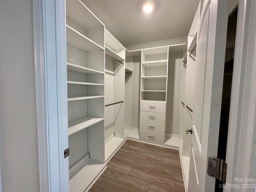 Custom Closet System in the Primary Bedroom