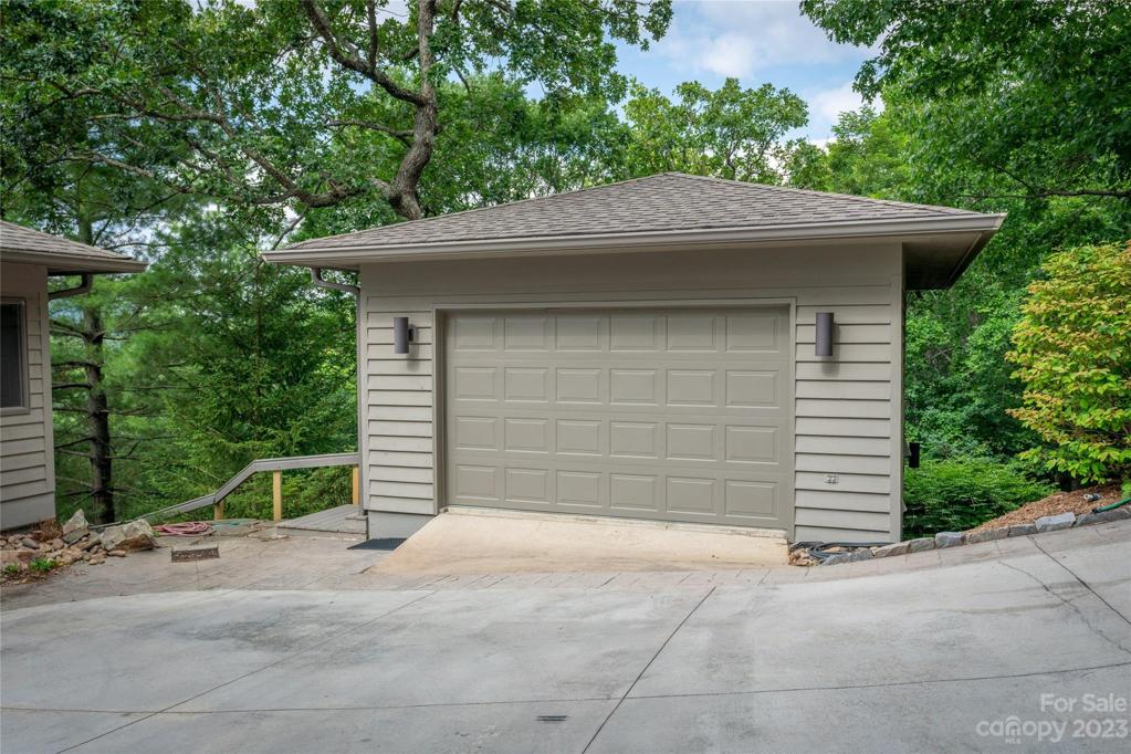 Two car detached garage