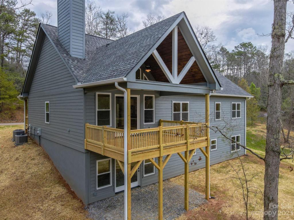 Back view of the Blue Ridge
