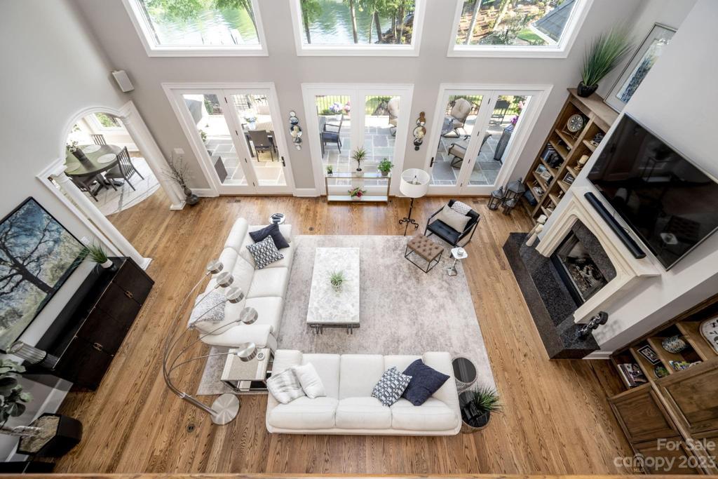 Upper level view of the Two Story Great Room