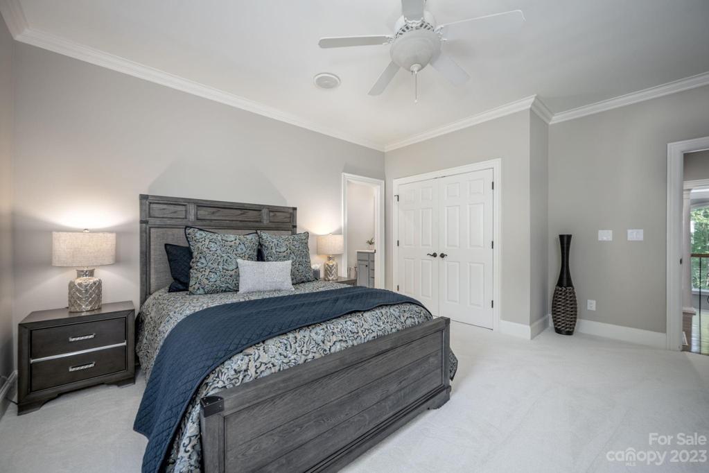 Bedroom 2 with Custom Closet and Bathroom