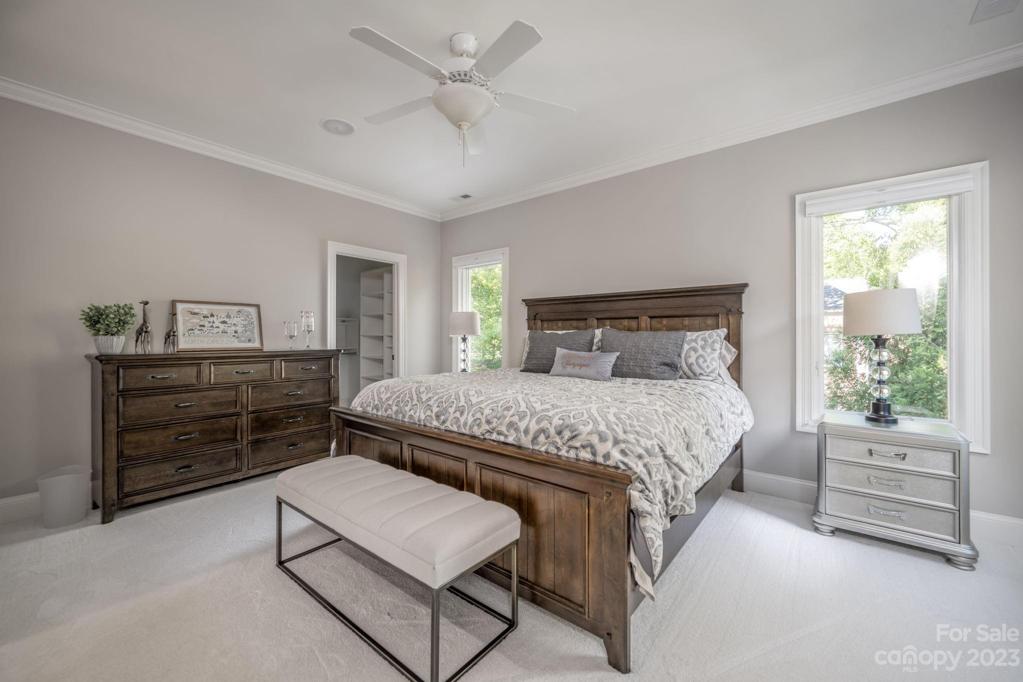 Bedroom 3 with Custom Walk in Closet , Jack n Jill Bathroom and a View