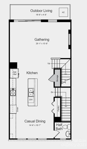 Structural options include: first floor guest suite, storage at second floor, tray ceiling, modern fireplace, sliding glass door to outdoor living and gourmet kitchen.