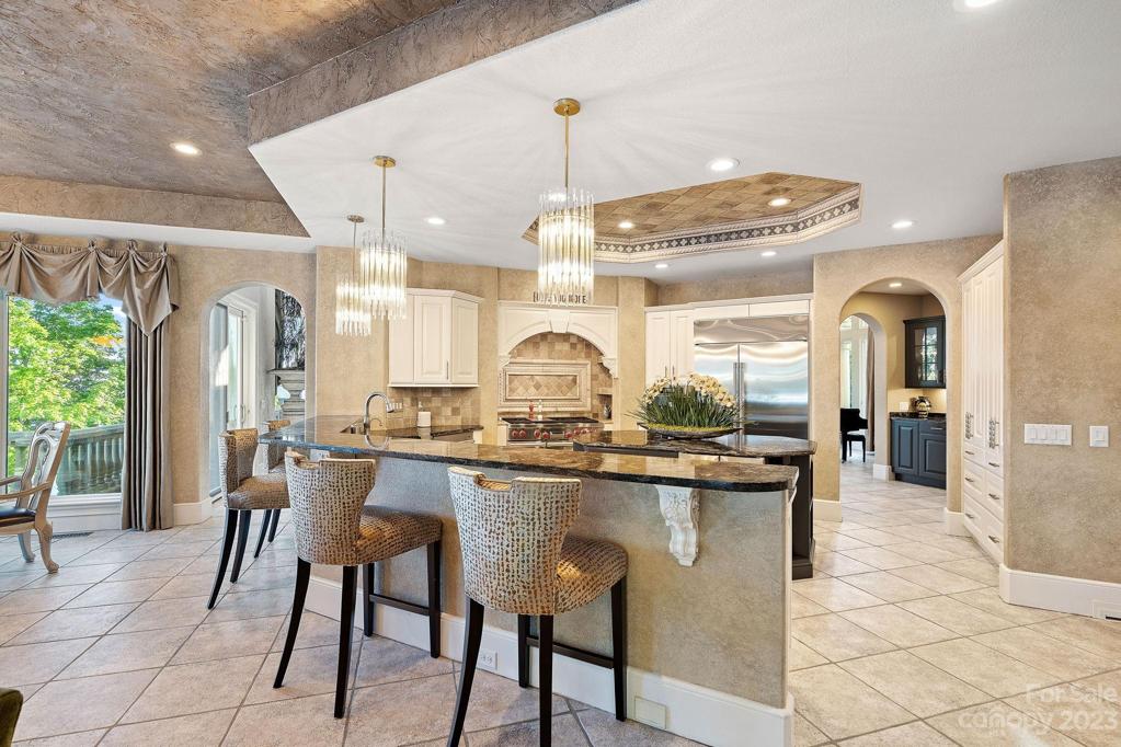 Custom lighting and new appliances