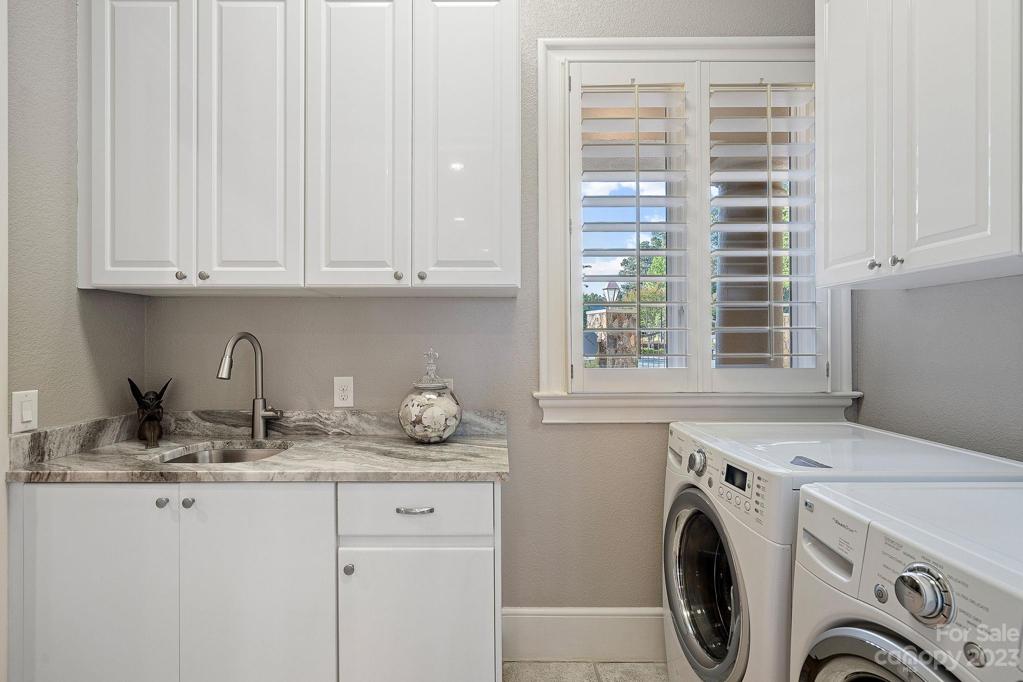 Main floor laundry, 2nd laundry located in Primary Suite