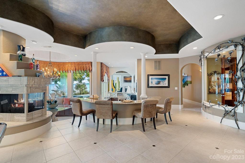 Kitchenette with it's own swim up bar