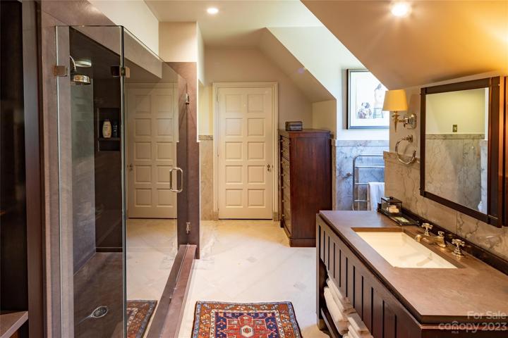 The second of two bathrooms for the primary suite