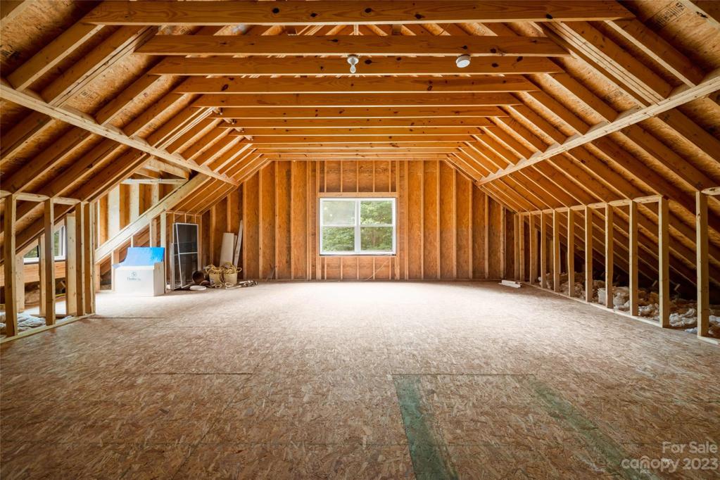 Large Upper level for storage or can be finished out for more Sq. Footage