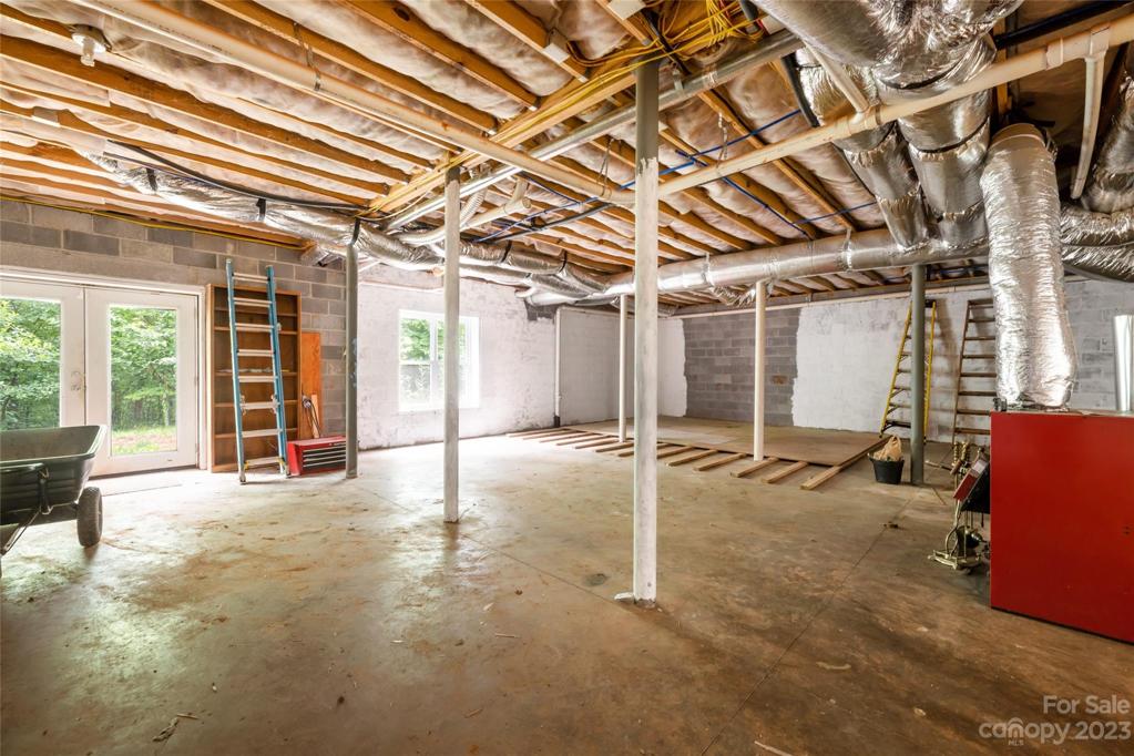 Lower level for Workshop or can be finished out for more Sq. Footage