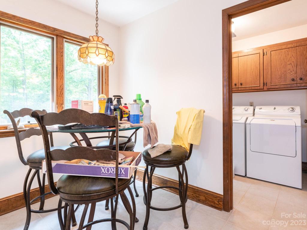 Breakfast Nook into Laundry