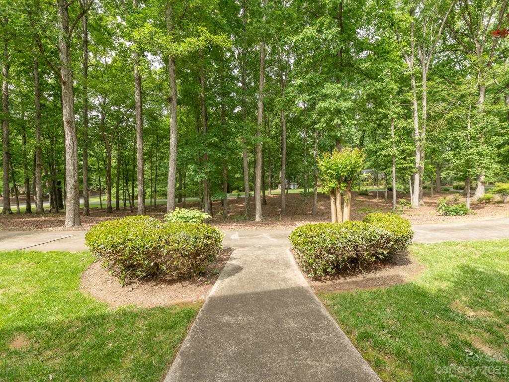 Walkway to front door