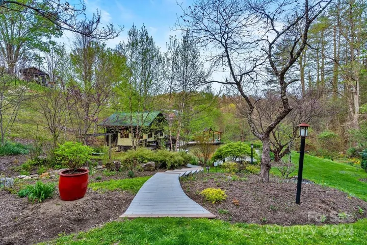 Beautiful landscaped grounds near the Pavilion