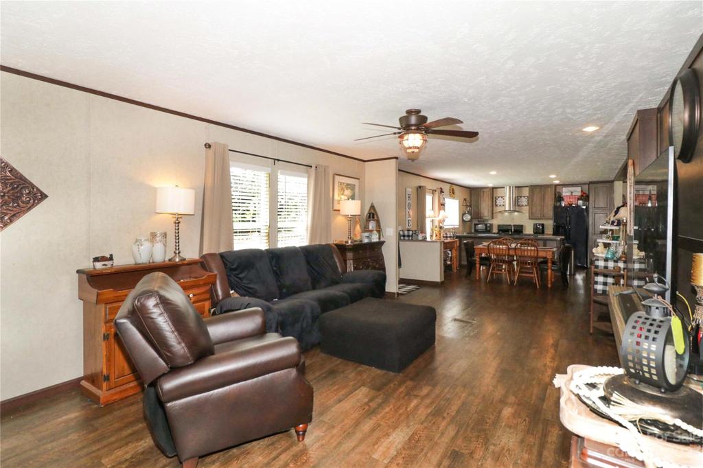 Pretty open plan with LVP flooring
