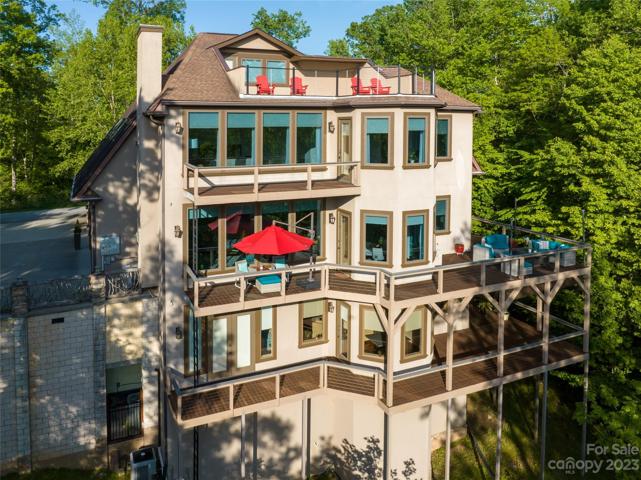 The west side of this expansive home...