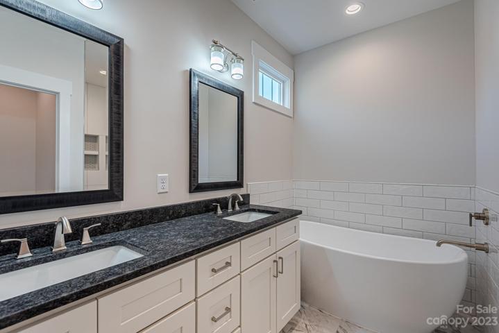 Primary bath on main level