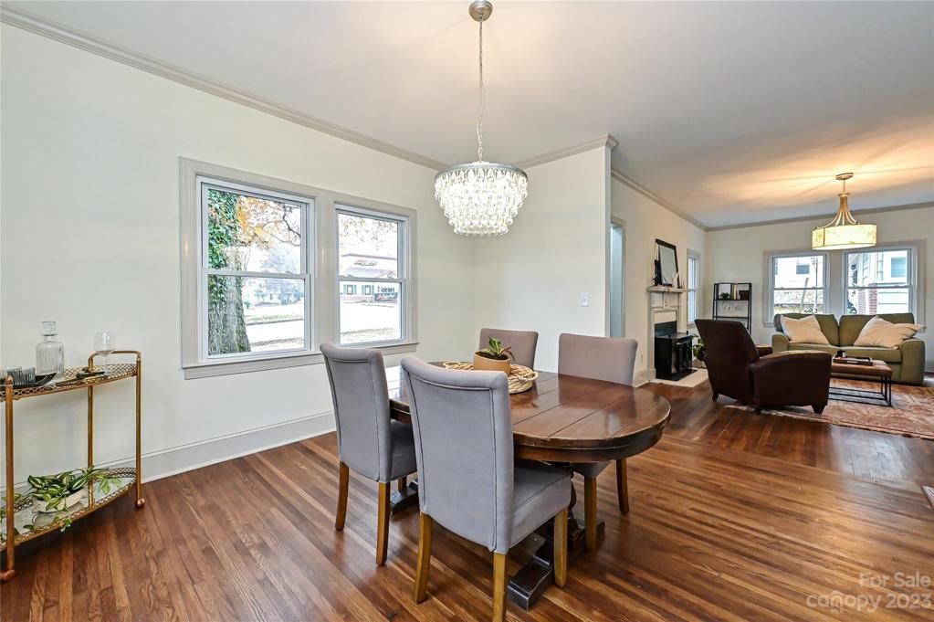 Dining room flows well to kitchen and living room offering great entertaining space
