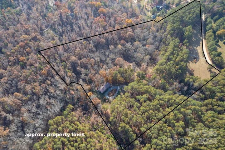 Drone aerial view of the property.